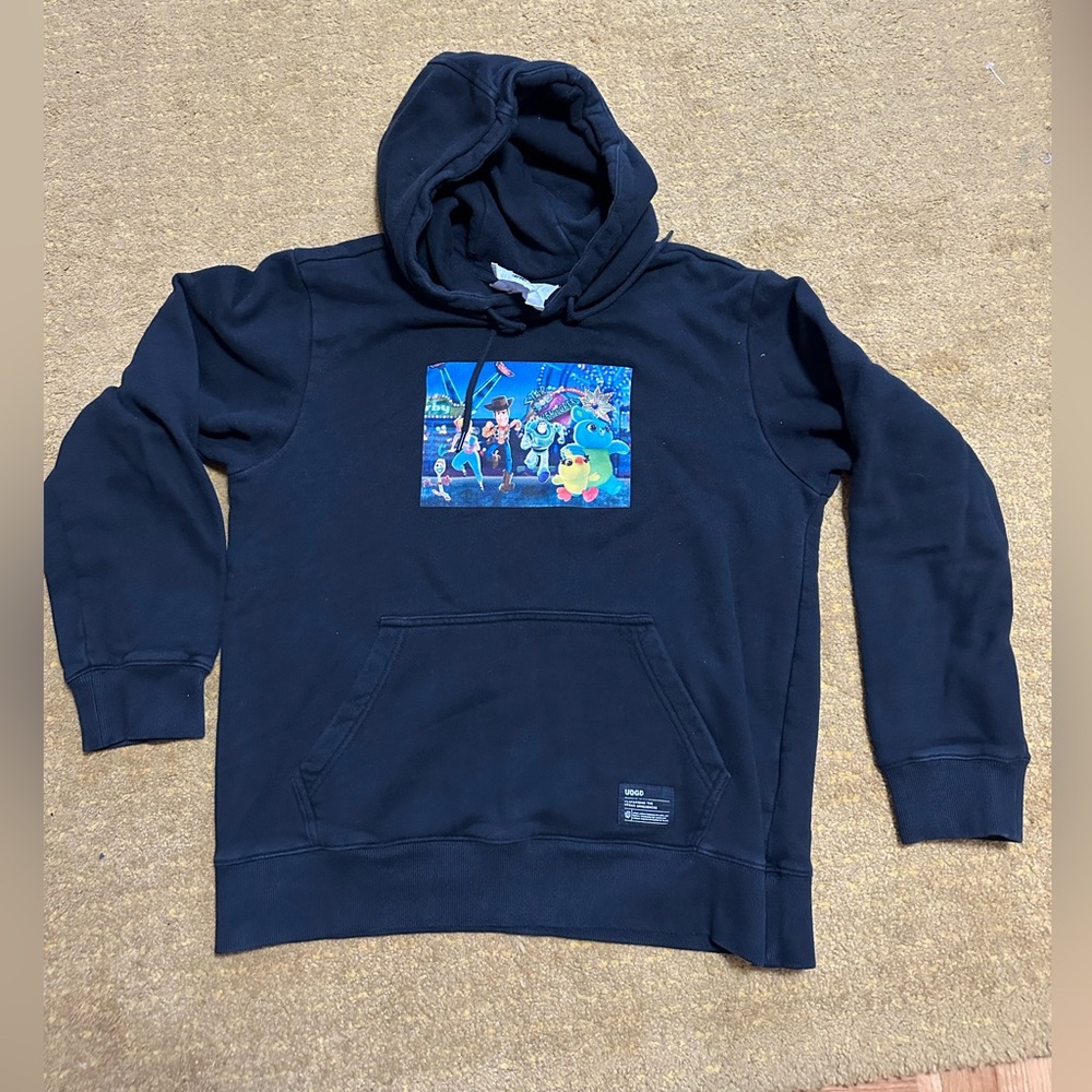 Disney/ Pixar Toy Story 4 Black Hoodie with Graphic Print Large